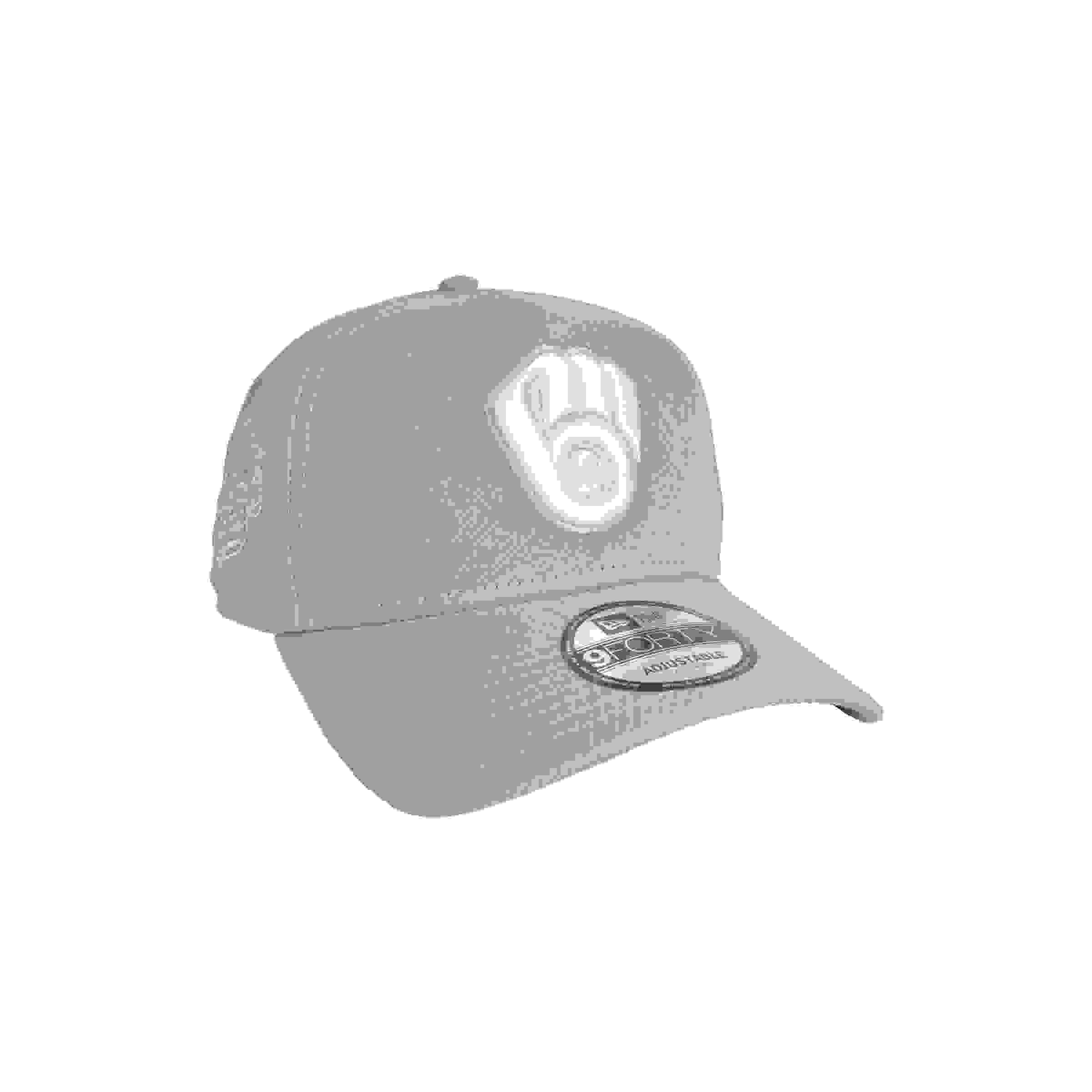 New Era Milwaukee Brewers 9FORTY A-Frame Color Pack Grey Snapback Hat